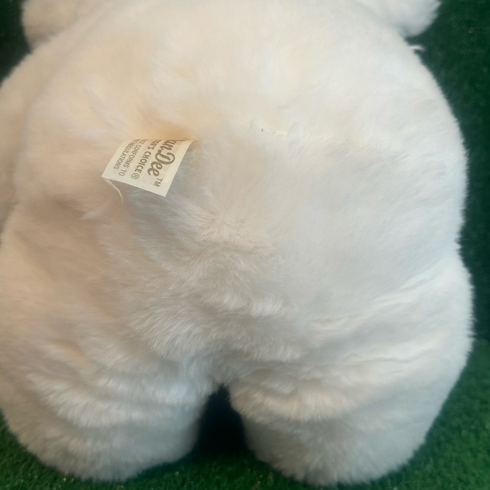 DanDee White Teddy Bear Sweetheart Plush 2008 Valentine’s Day 21” - Picture 12 of 12